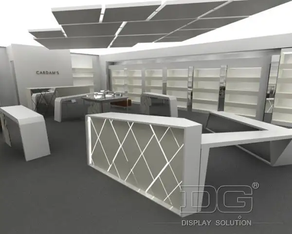 DG Master | professional glass showcase for shoes modern design  4