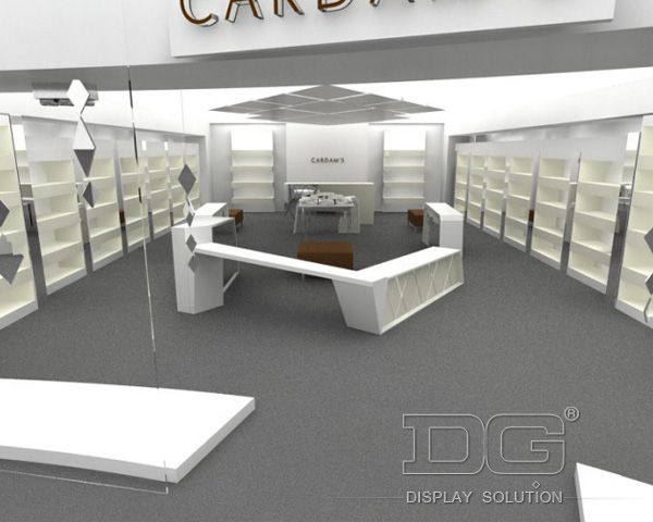 DG Master | professional glass showcase for shoes modern design  5