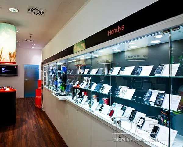 EL01 Modern Shop Mobile Phone Display Cabinets 1