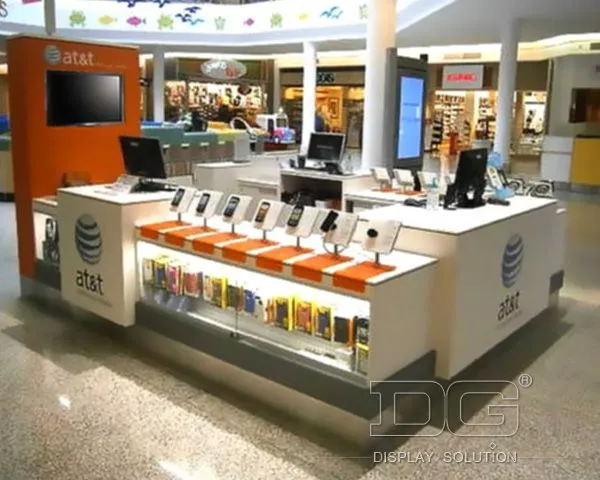 EL34 Simple Wooden Cell Phone Display Counter 1