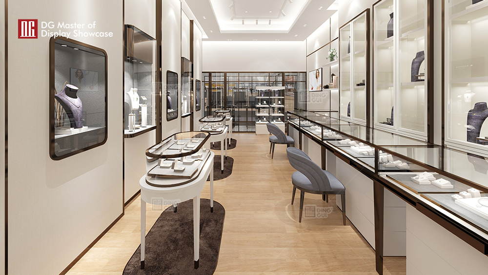 Projekt vitríny pro luxusní klenotnictví v USA 5