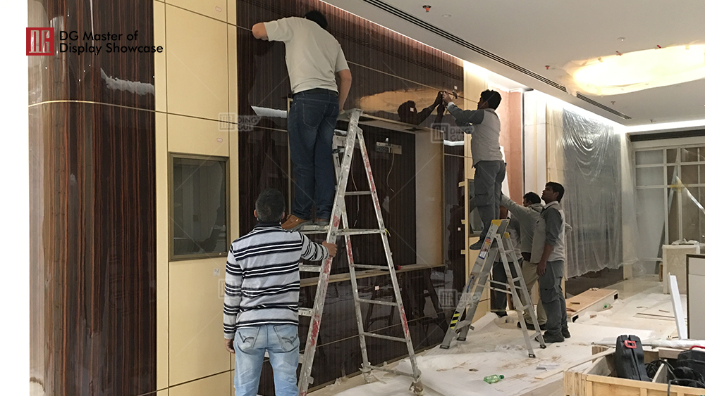 Projekt für eine exklusive Schmuckausstellung einer Luxusmarke in Bahrain 11