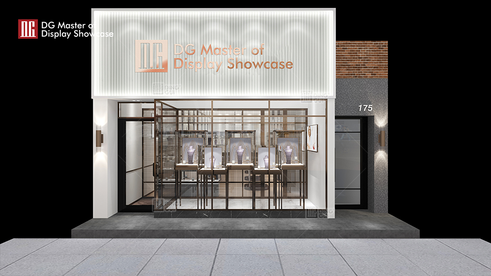 Projekt vitríny pro luxusní klenotnictví v USA 3