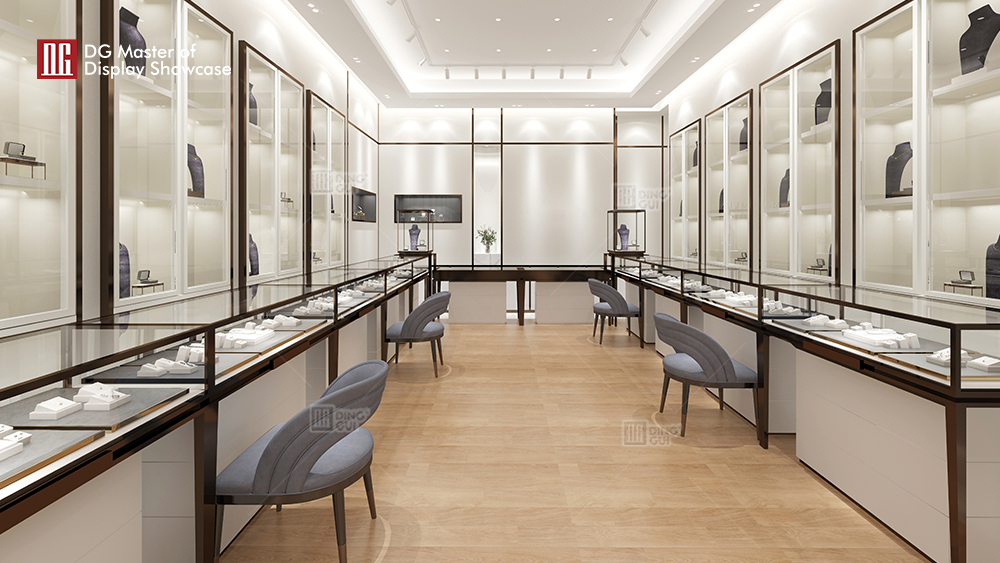 Projekt vitríny pro luxusní klenotnictví v USA 6