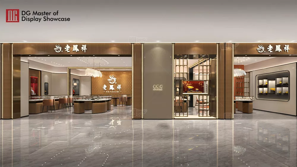 Projekt výstavy luxusních klenotnictví Laofengxiang 3