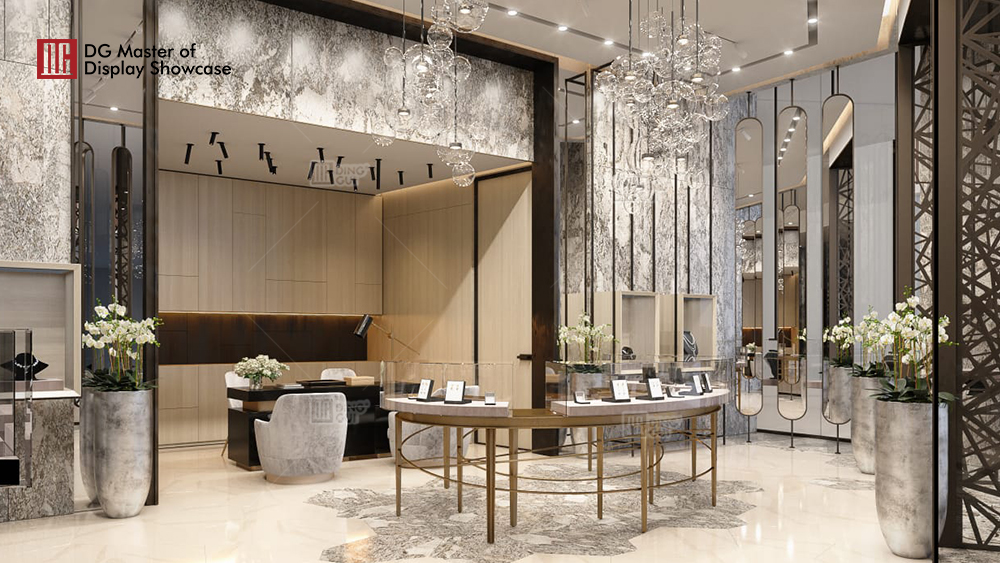 Projekt für eine exklusive Schmuckausstellung in Dubai 2