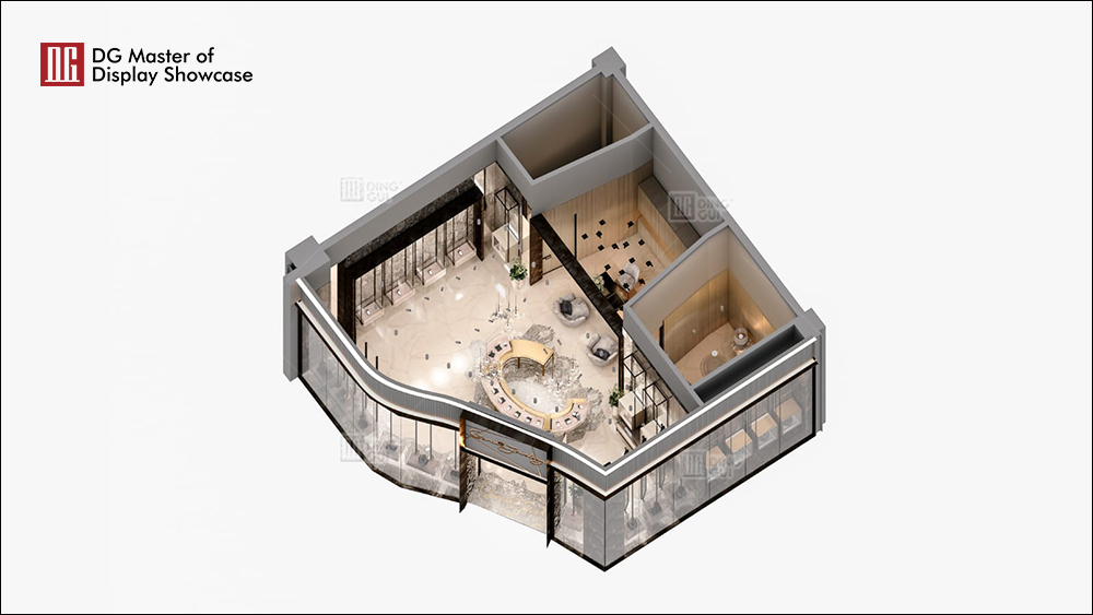 Projekt für eine exklusive Schmuckausstellung in Dubai 4