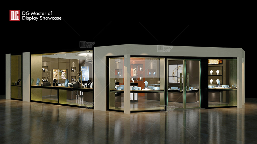 High-End Luxury Jewelry Showcase Customization Project In USA 1