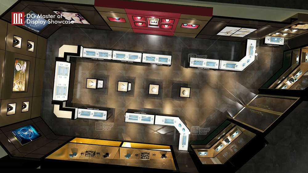 High-End Luxury Jewelry Showcase Customization Project In USA 4