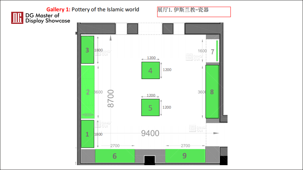 Saudi Museum Display Showcase Project 1
