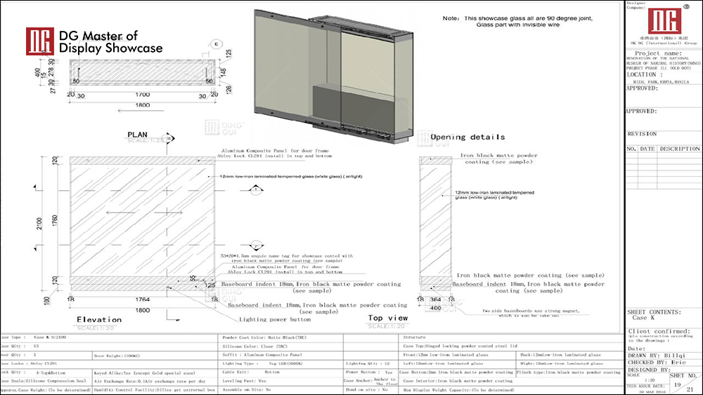 Philippine Museum of Natural History showcase project 2