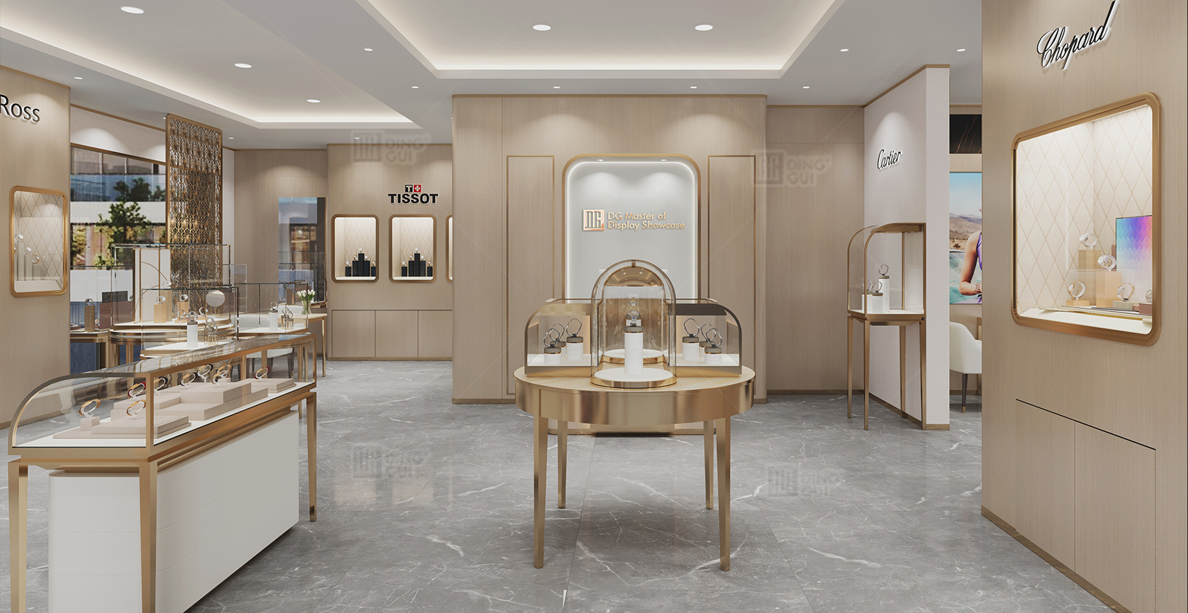 French high-end jewelry and watch brand collective store project one-stop solution 2