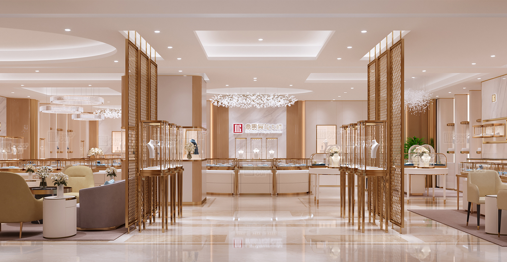 Luxury Jewelry Chain Brand Saudi Project One-Stop Solution 1