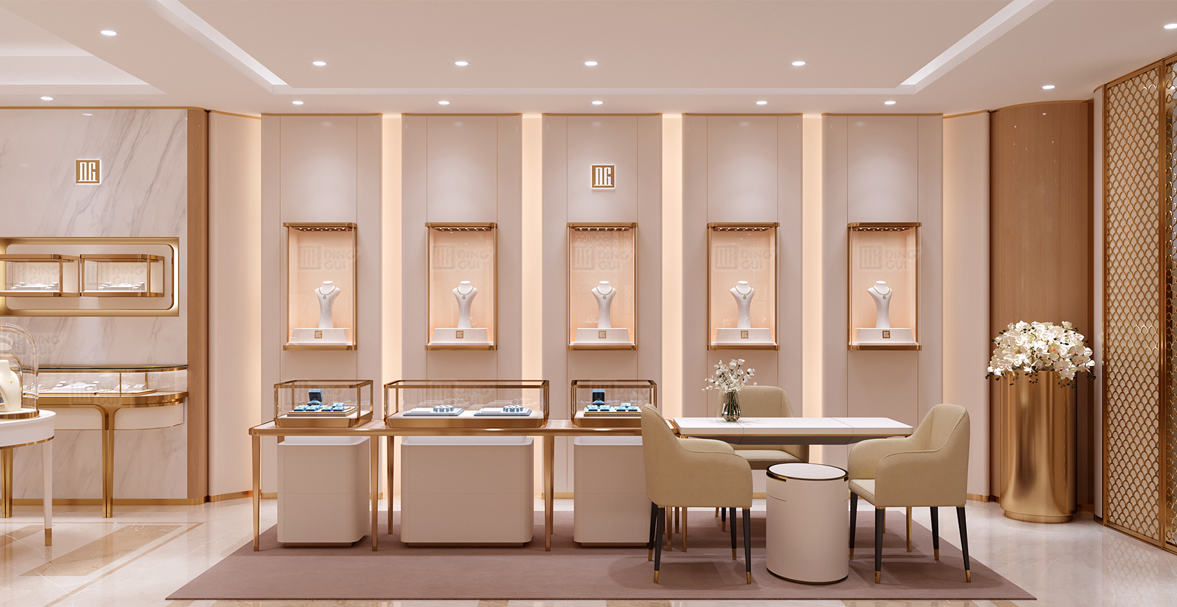 Luxury Jewelry Chain Brand Saudi Project One-Stop Solution 2