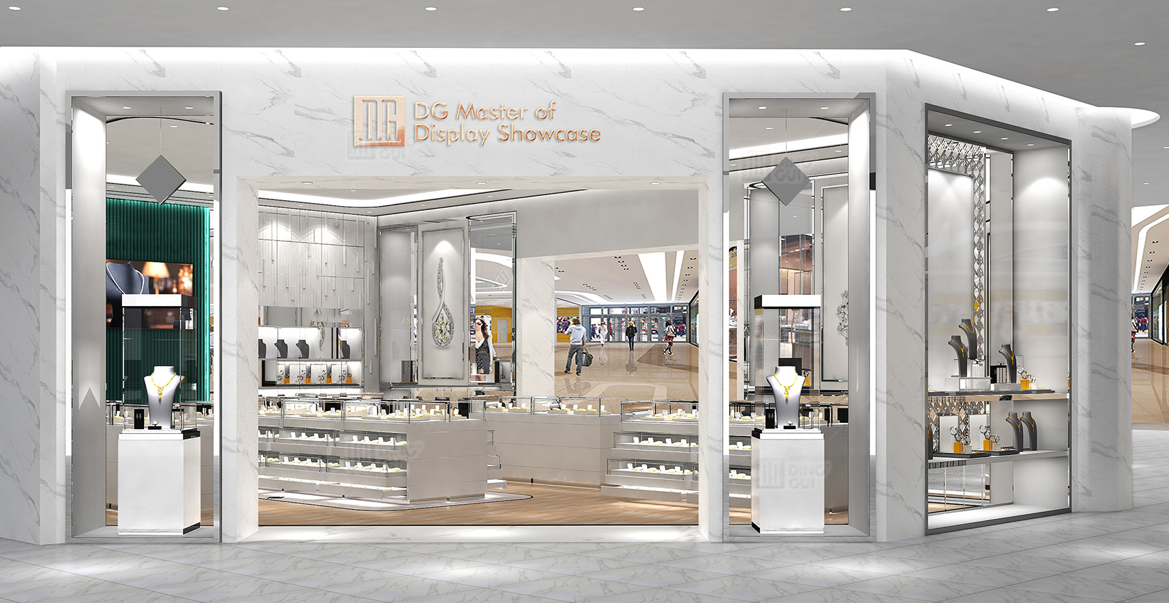 High-End Jewelry Showcase Project In Saudi Arabia1 3