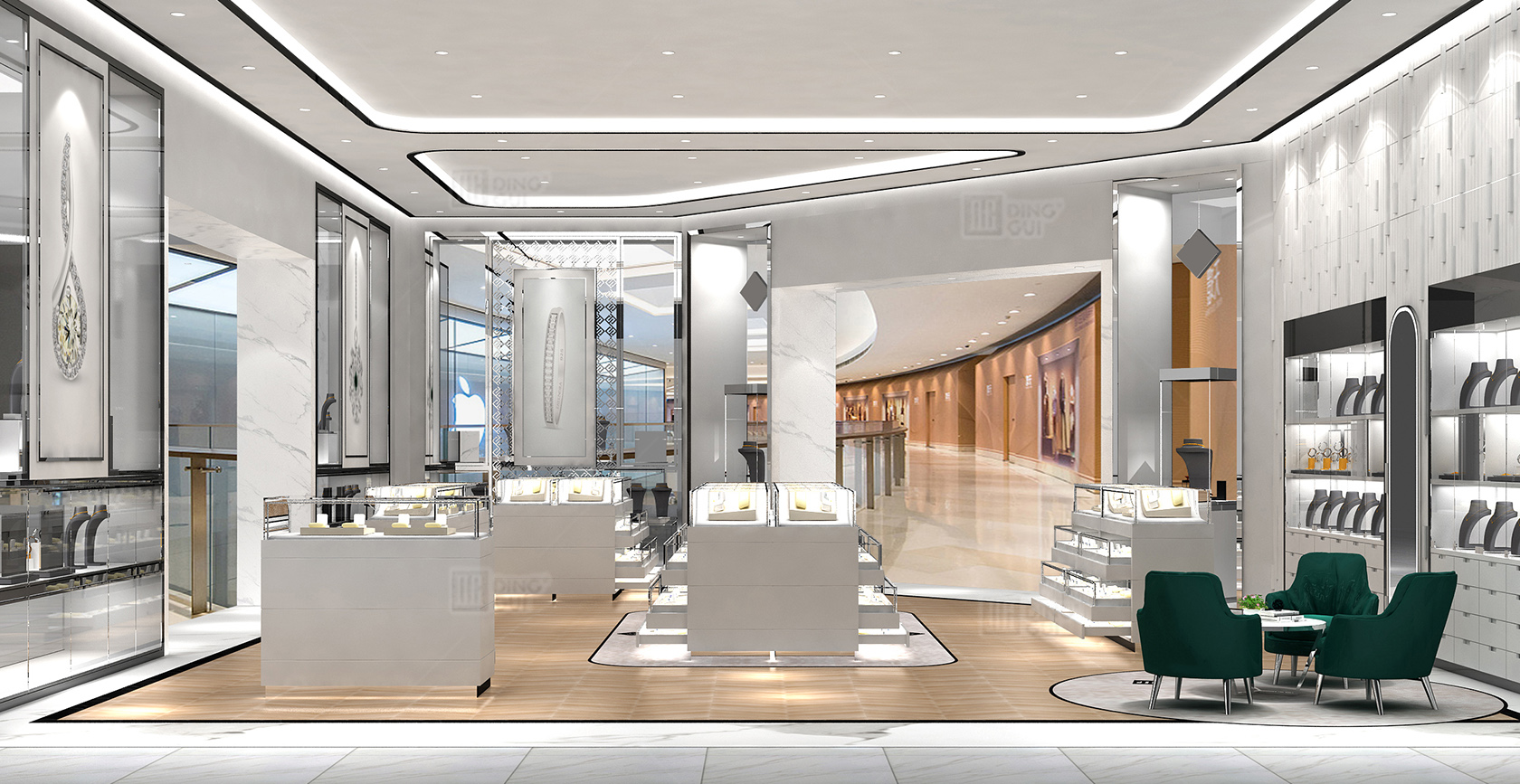 High-End Jewelry Showcase Project In Saudi Arabia1 2