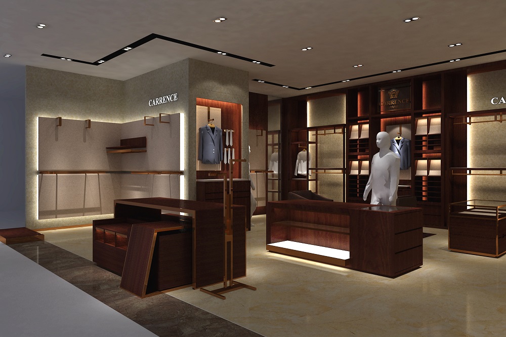 Retailing Custom Clothes Fashion Display Racks 3