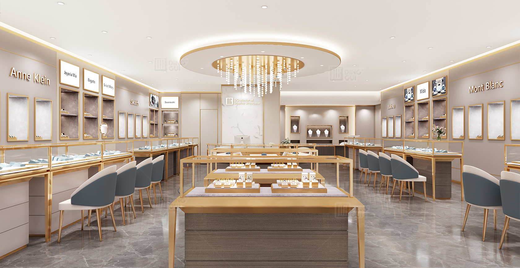 Costa Rica luxury jewelry and watch collection store project 3