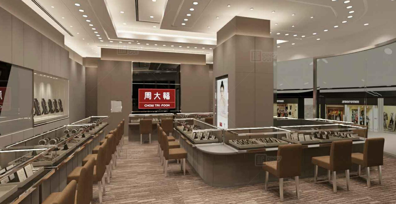 Chow Tai Fook showcaseproject voor luxe sieradenmerken 4