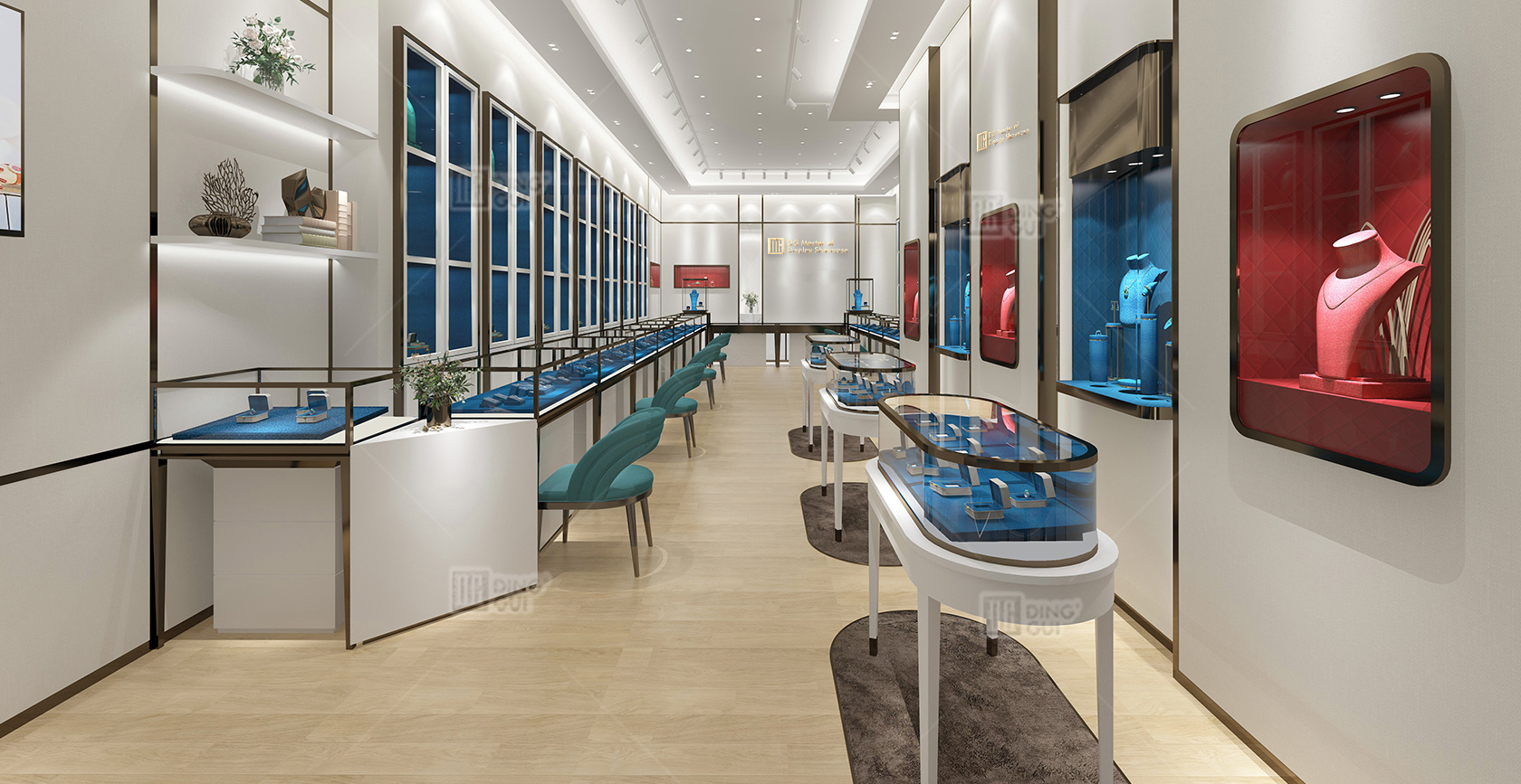 Projekt izložbenog prostora američke luksuzne trgovine nakitom 1