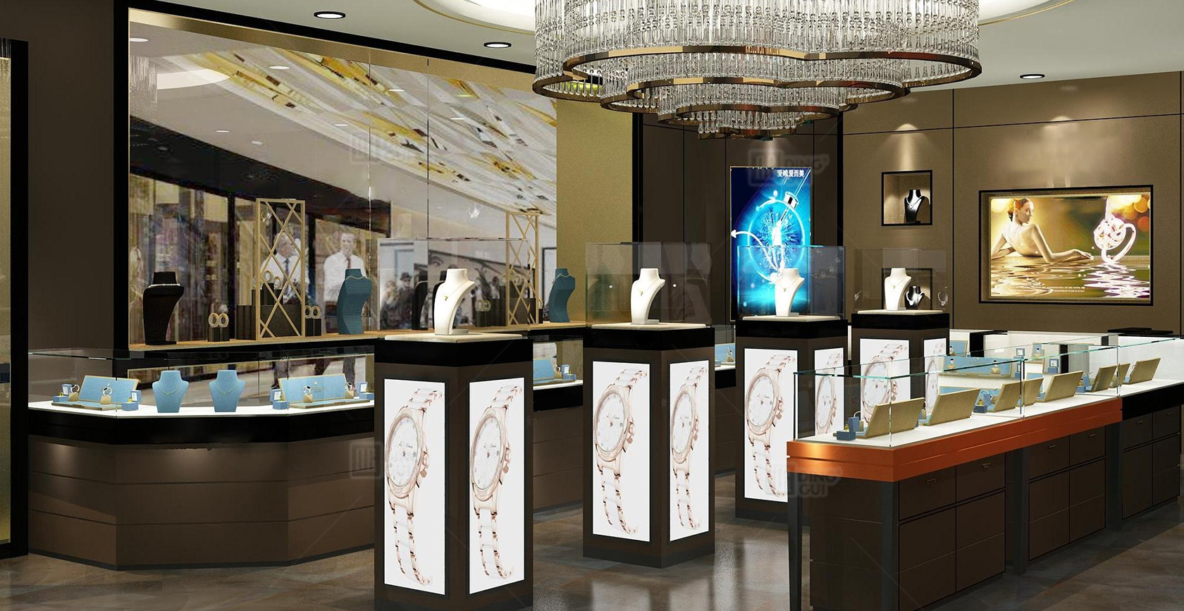 High-End Luxury Jewelry Showcase Customization Project In USA1 3
