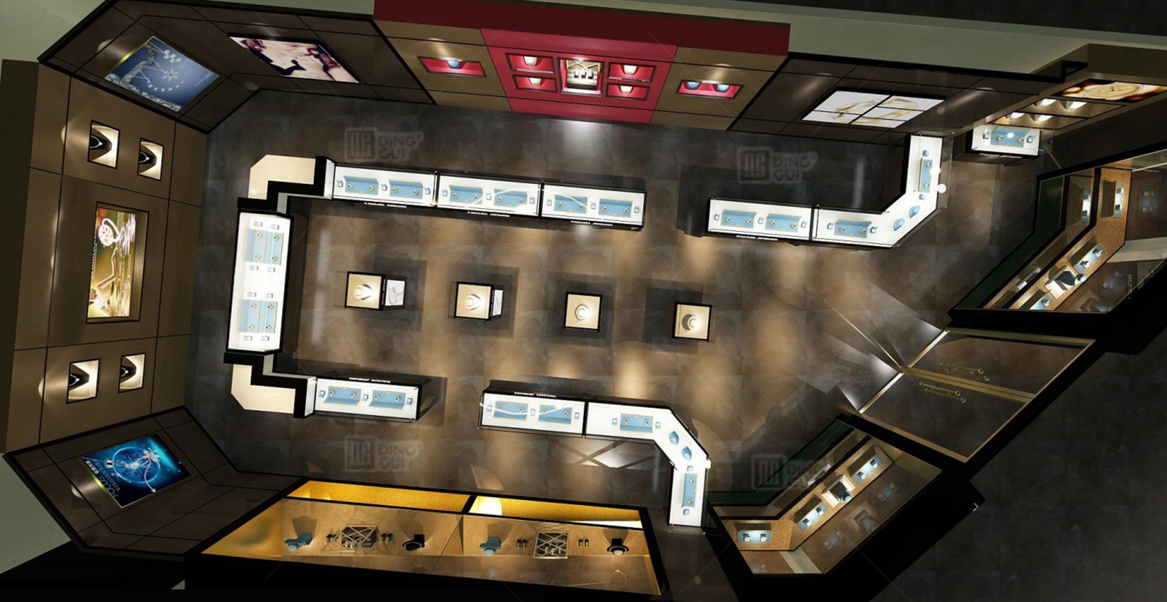 High-End Luxury Jewelry Showcase Customization Project In USA1 4