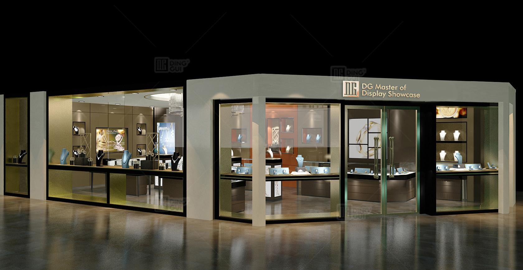 High-End Luxury Jewelry Showcase Customization Project In USA1 1