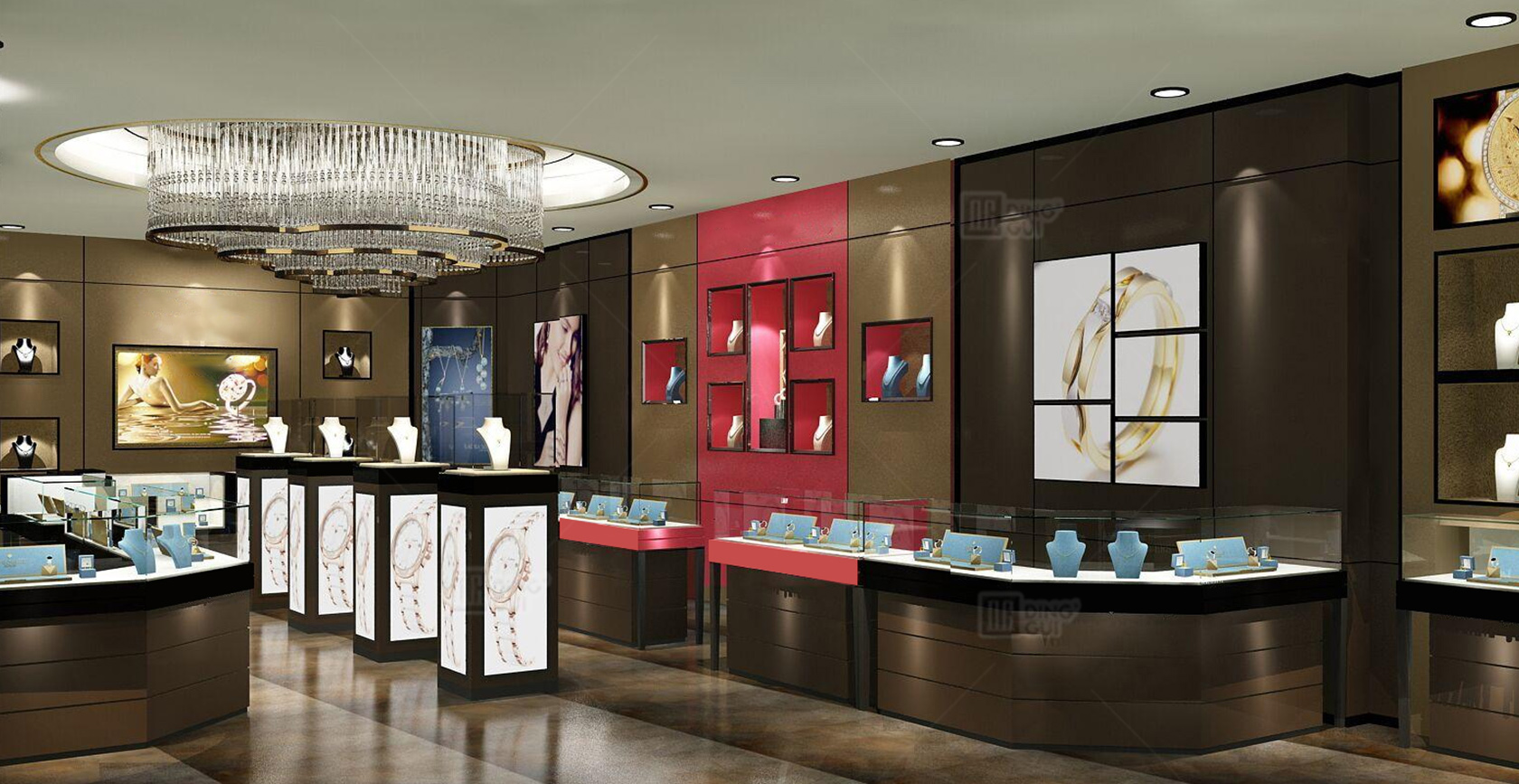 High-End Luxury Jewelry Showcase Customization Project In USA1 2