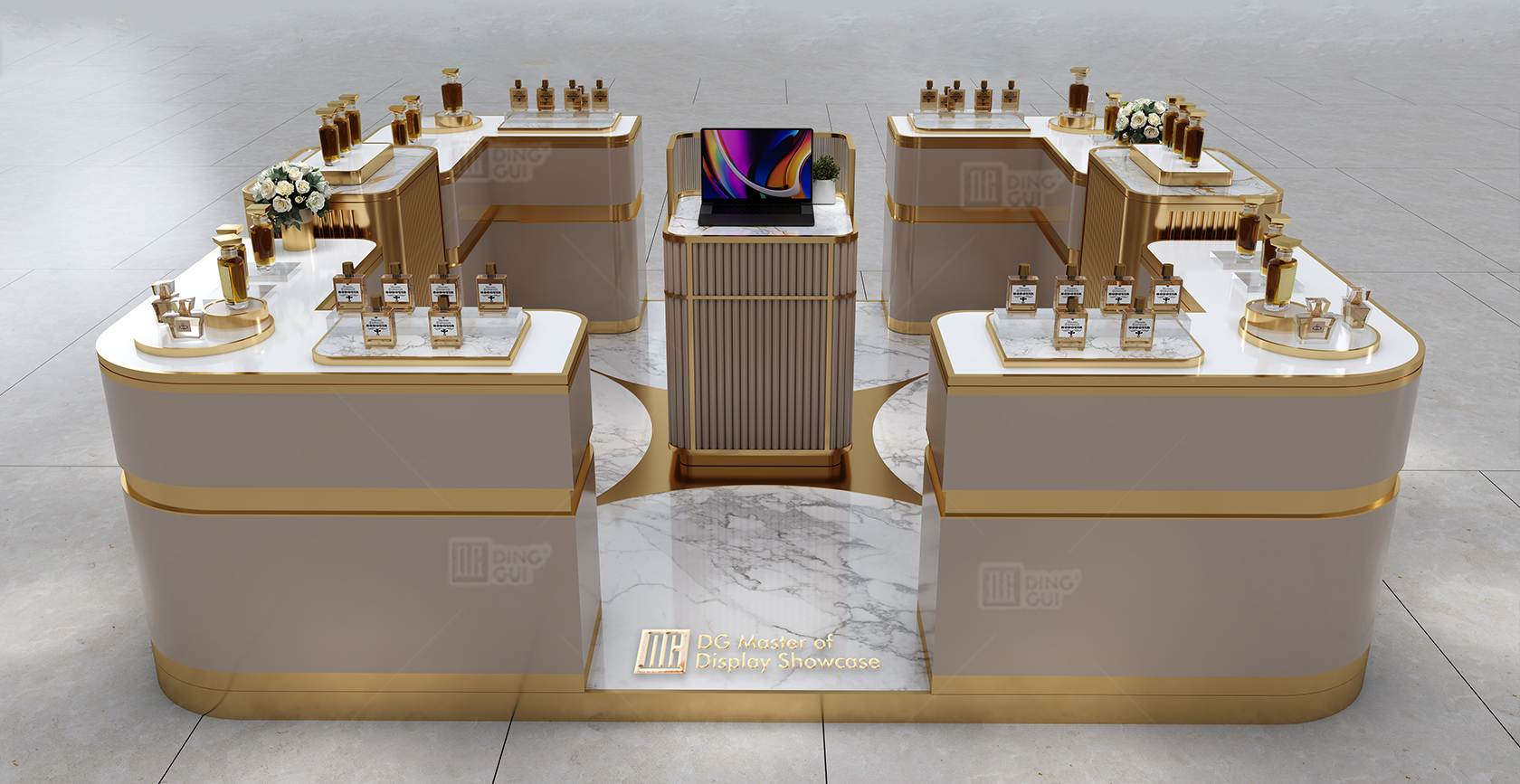 Middle Eastern time-honored perfume chain brand showcase customization project 2