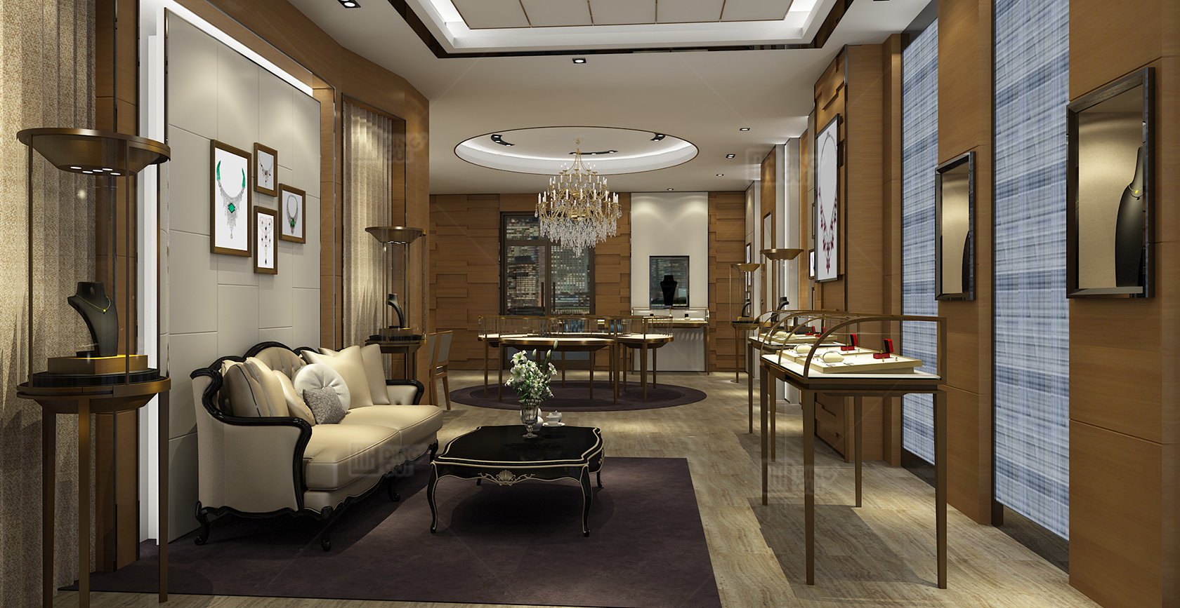 Projekt značky luxusného klenotníckeho reťazca v SAE 2