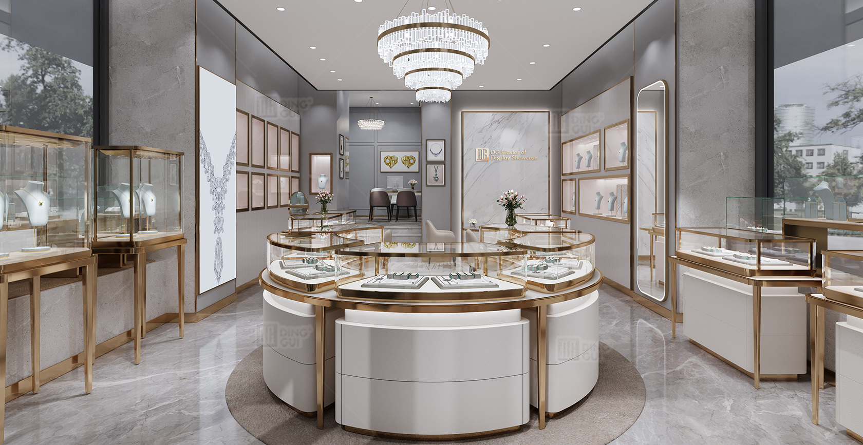 High-end jewelry chain brand project In USA 1