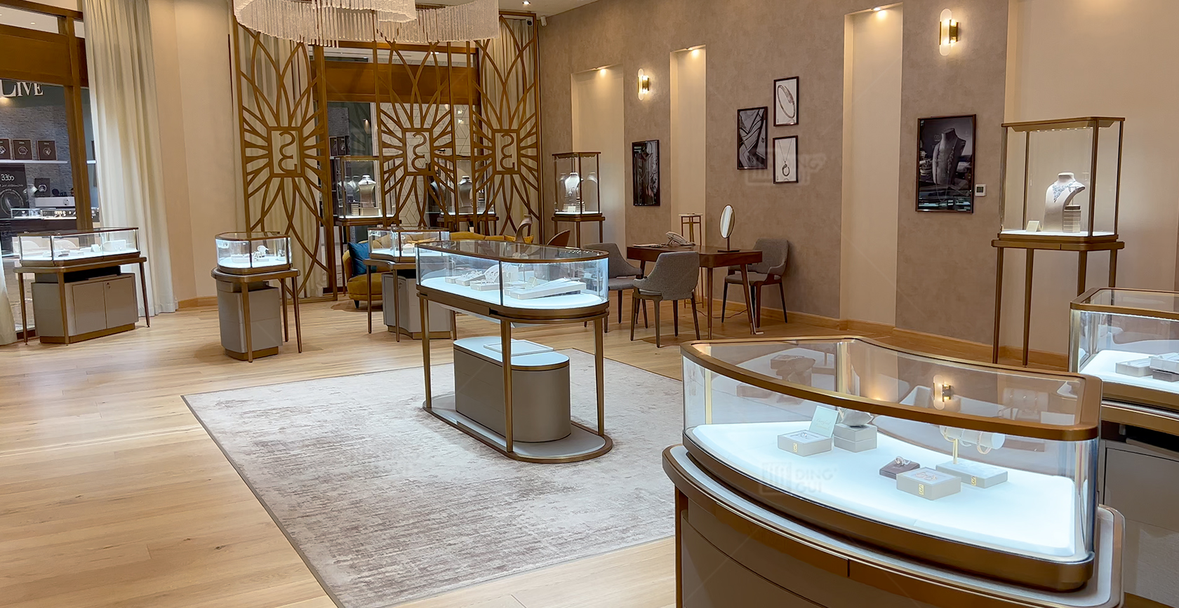 Dubai luxury jewelry chain brand showcase customization project 2