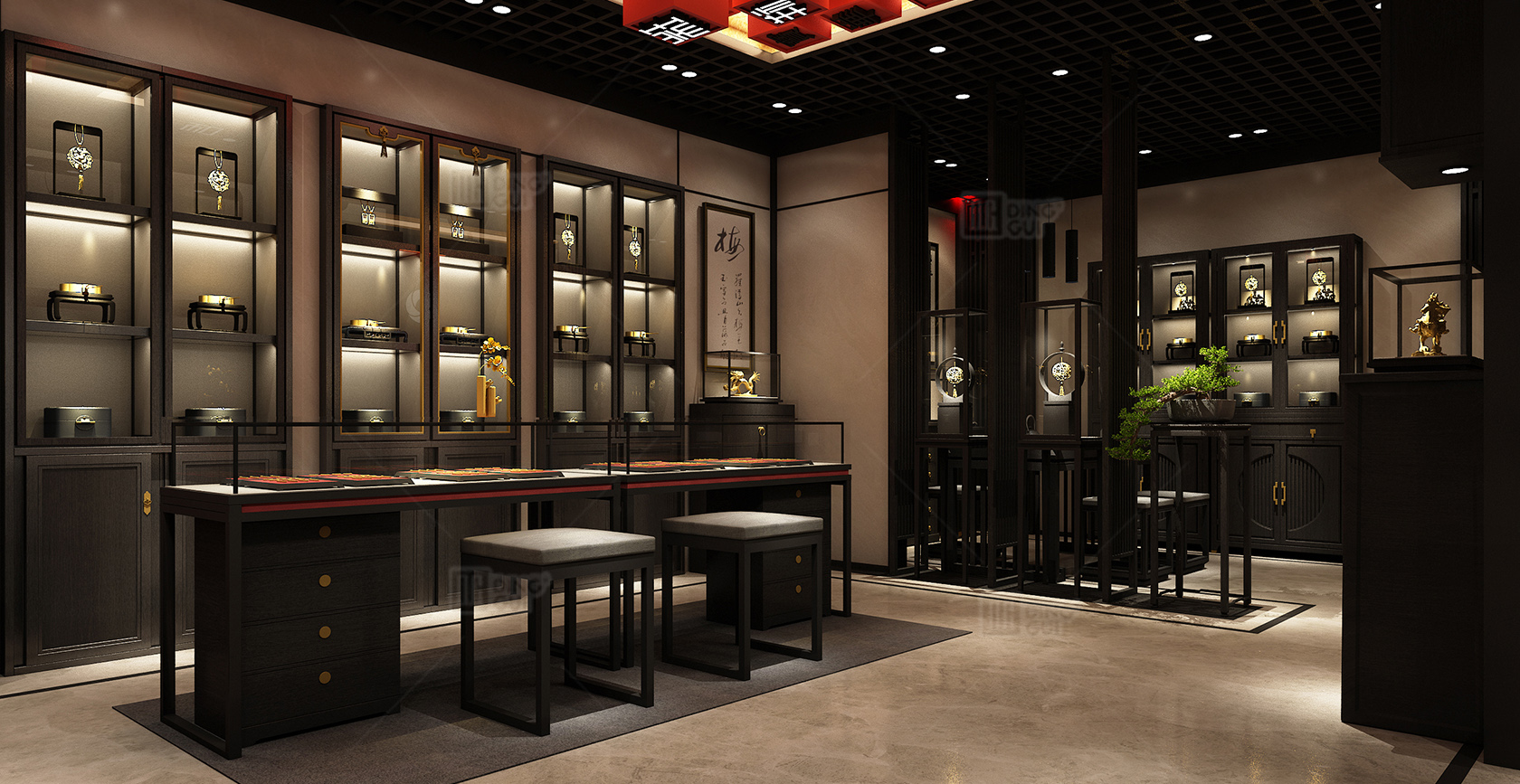 He Rui Xiang high-end jewelry brand store project 1