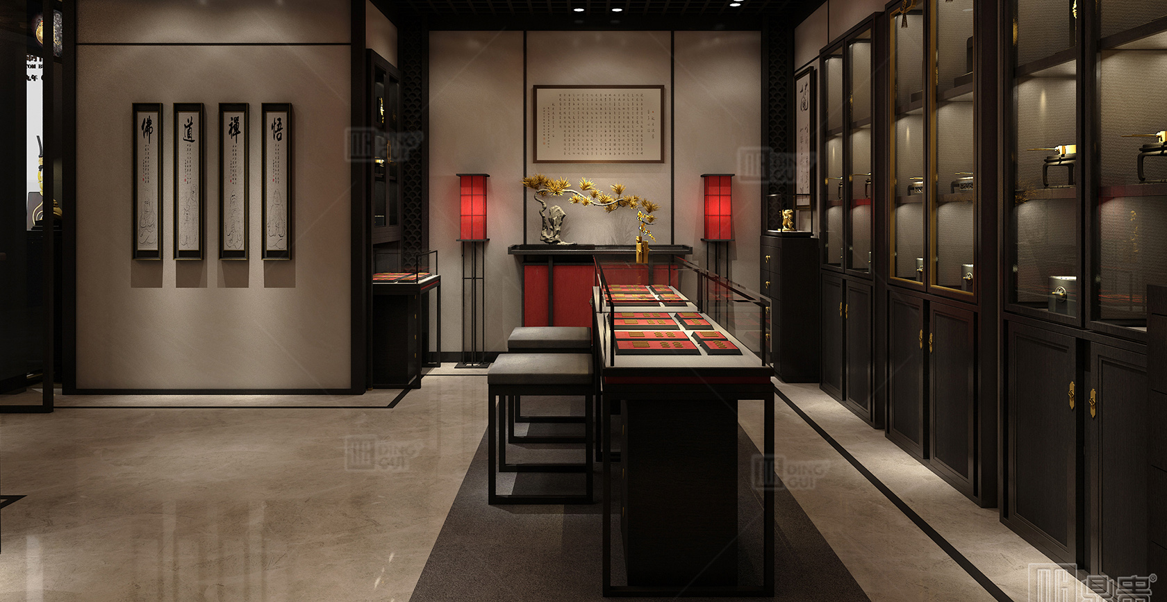 He Rui Xiang high-end jewelry brand store project 3