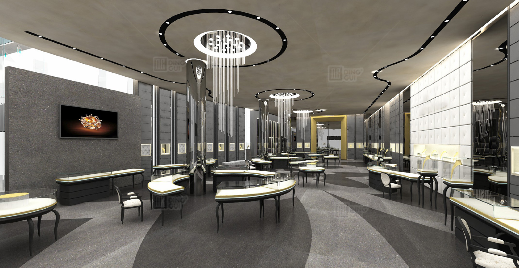 Zintegrowany sklep z markami biżuterii wysokiej klasy w Arabii Saudyjskiej 2