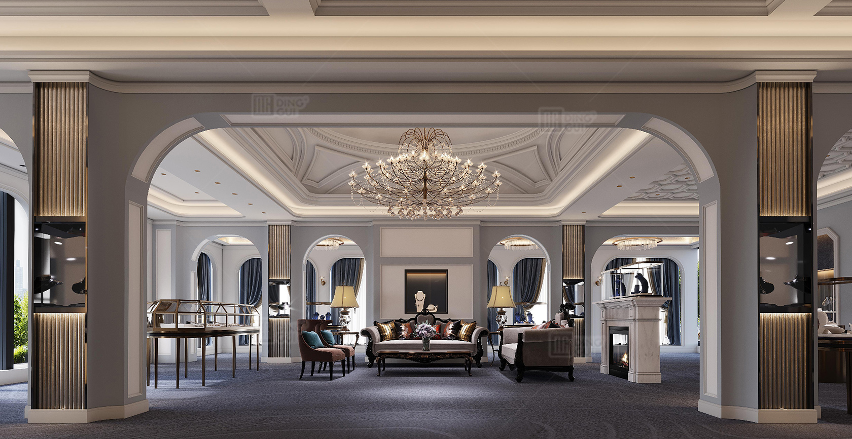 High-end Jewelry Showroom In China 1