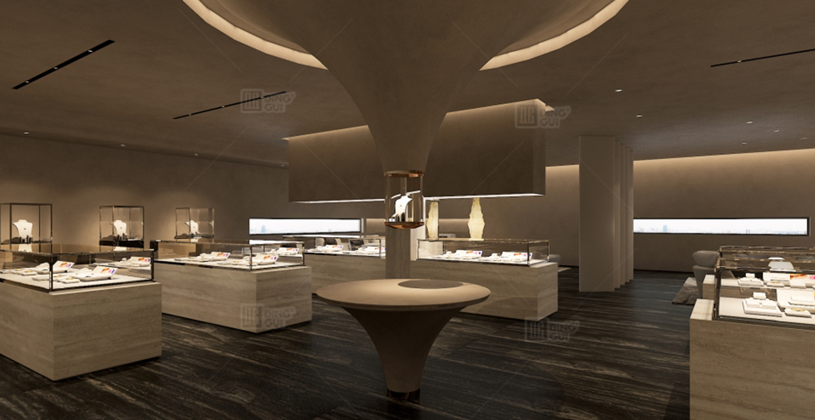 Proiect de showroom VIP pentru bijuterii chinezești de înaltă calitate 1