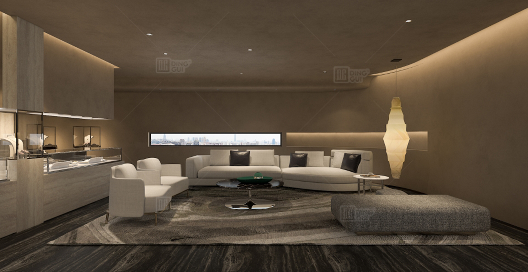 Proiect de showroom VIP pentru bijuterii chinezești de înaltă calitate 4