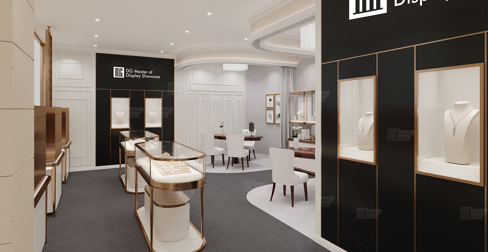 Cənubi Afrikanın yüksək səviyyəli zərgərlik brendinin nümayişi layihəsi 4