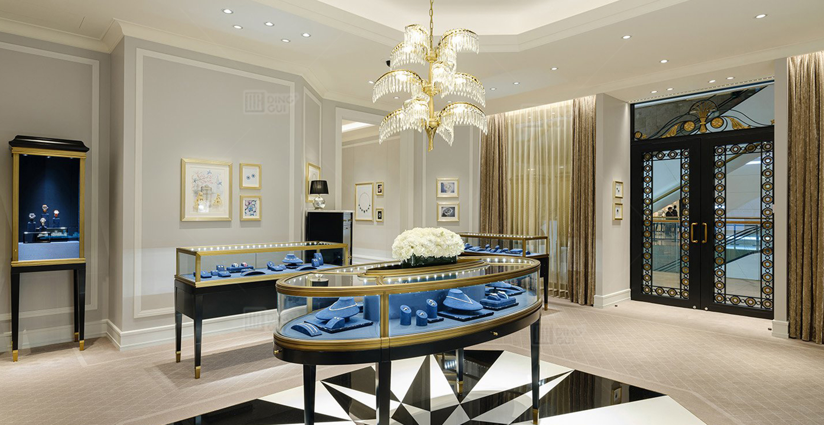 Obchod s luxusními diamantovými šperky v USA 2