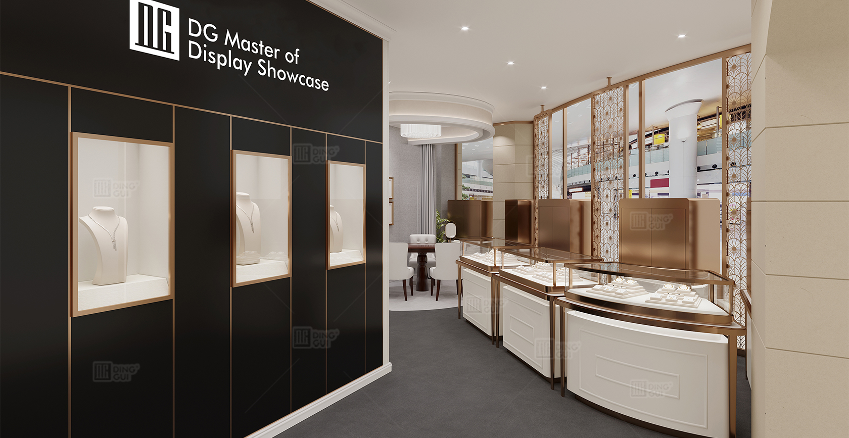 Cənubi Afrikanın yüksək səviyyəli zərgərlik brendinin nümayişi layihəsi 3