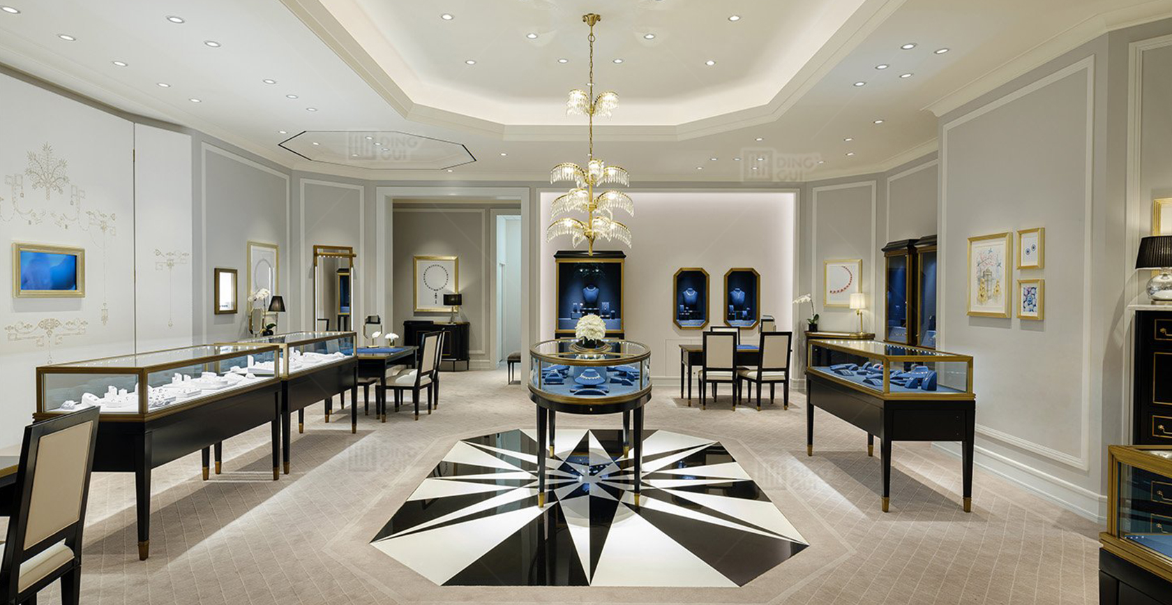 Obchod s luxusními diamantovými šperky v USA 3