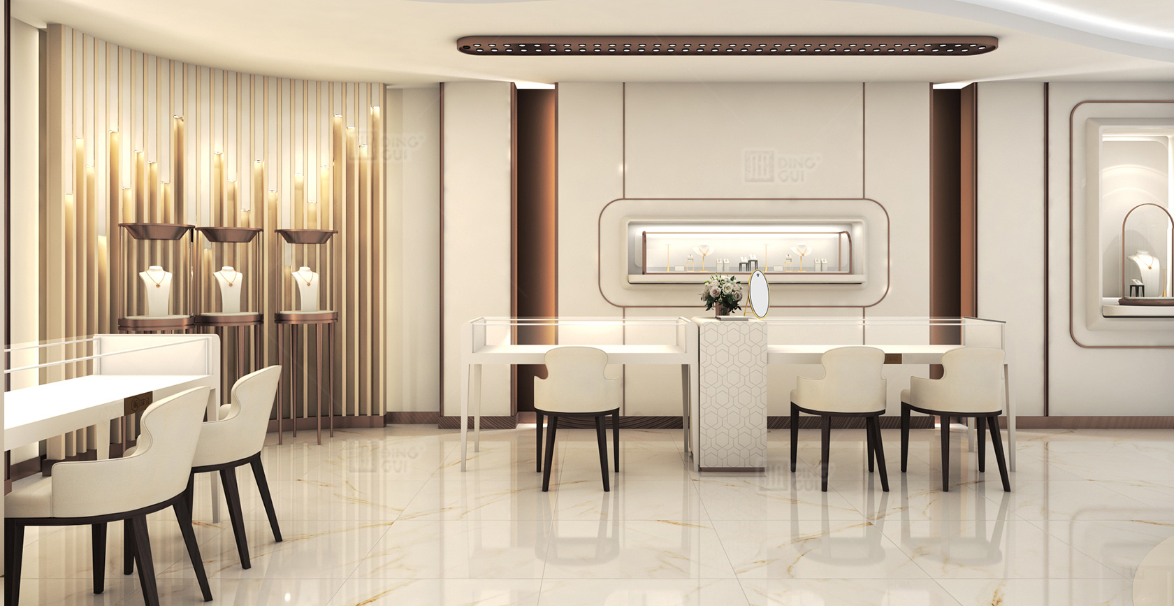 Beijing high-end jewelry display store project 2
