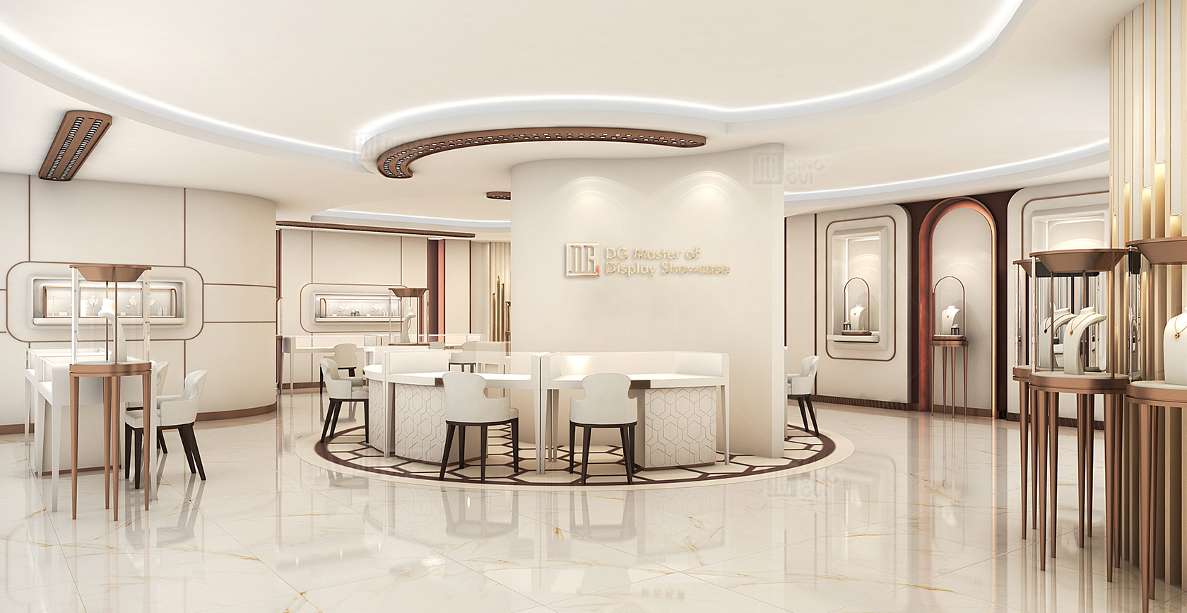 Beijing high-end jewelry display store project 1