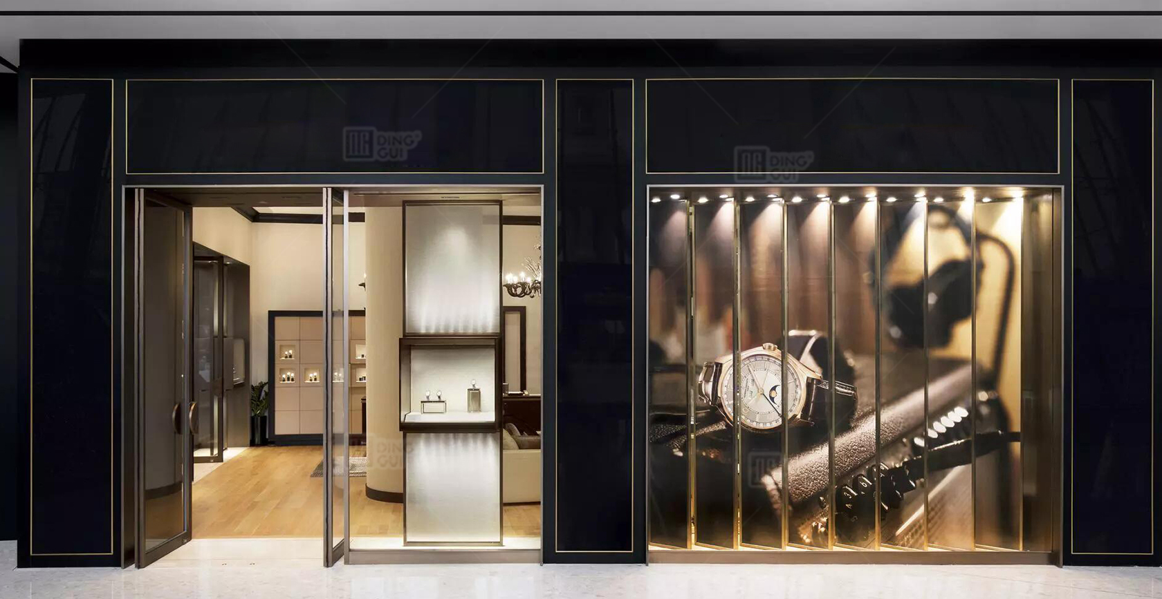 Luxusní švýcarský obchod s hodinkami 1