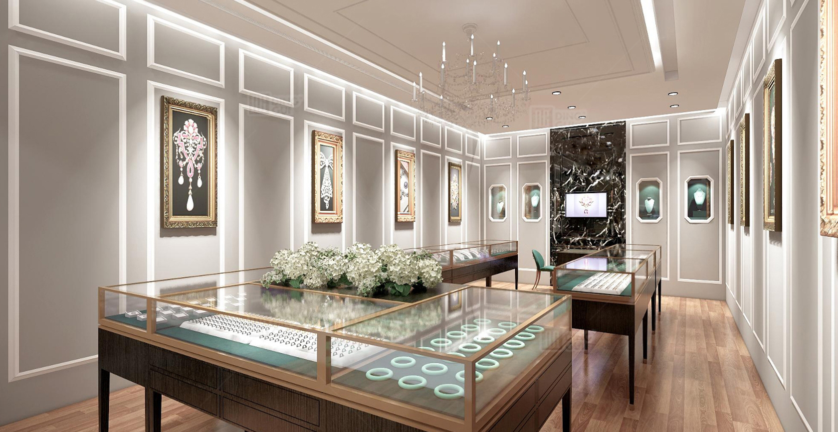 European high-end antique jewelry brand store 3