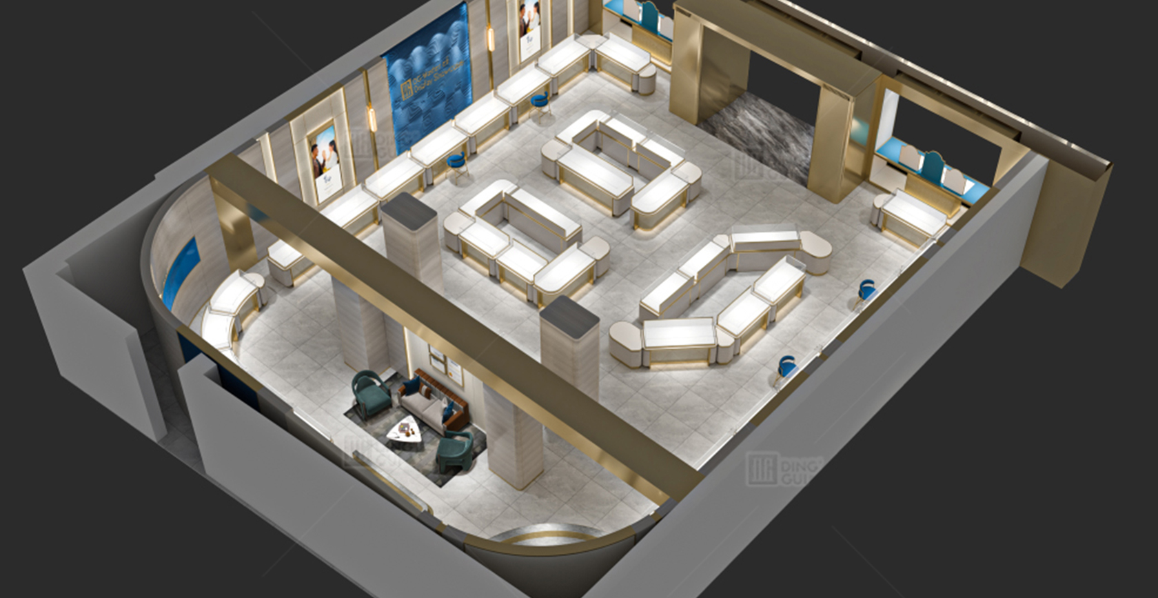 Kinas berömda guldkedjemärkesutställningsprojekt för anpassning 8