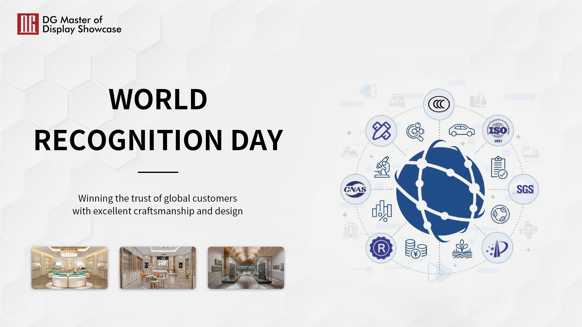 Why do 99% of international brands recognize and choose DG? 1