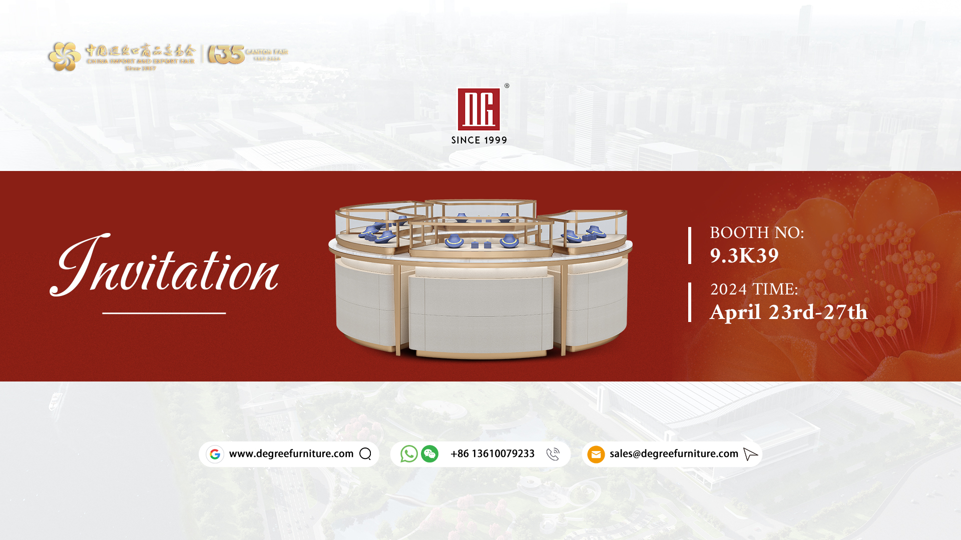 DG Display Showcases nya teknik på Canton Fair, vill du inte komma och ta en titt? 1