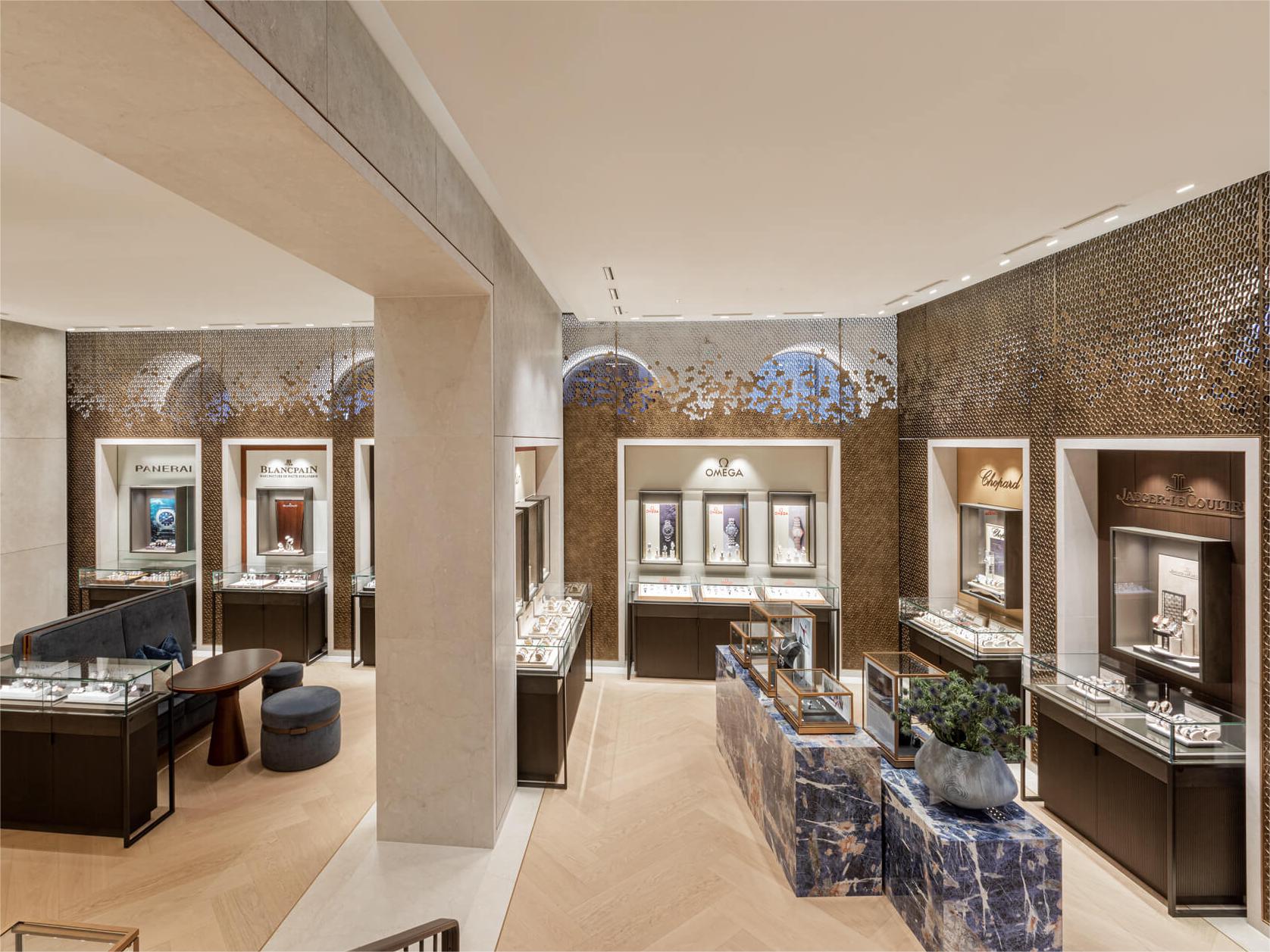 Lüks saat butikləri kolleksiyası mağazasının məkanını nizamlı şəkildə necə təşkil etmək olar? 1